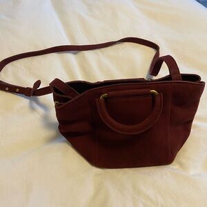 NWT Madewell Suede Mini Bucket Bag